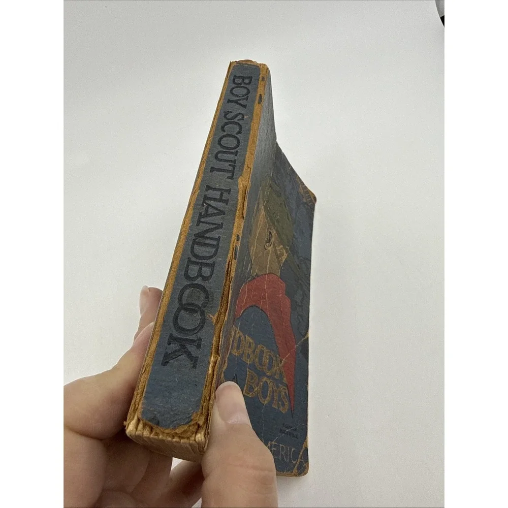 BSA Boy Scouts of America Handbook for Boys 1930s Distressed